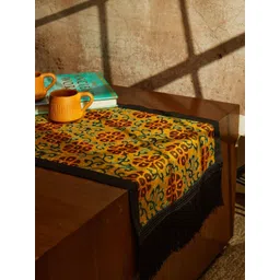 MAATIR DESIGNS  Yellow & Red Printed Table Runner-picture-24