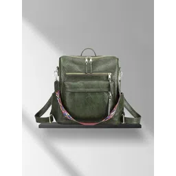 maatrachaaya Women Contrast Detail Backpack-picture-21