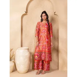 MABISH by Sonal Jain Floral Printed Regular Kurta With Palazzos-picture-27