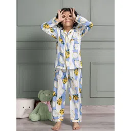 MABISH by Sonal Jain Kids Nightsuit Pyajamas and Shirt-picture-35
