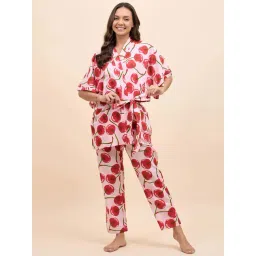 mabish by sonal jain Mabish Multicolored Cotton Printed Kaftan Pant Set-picture-40