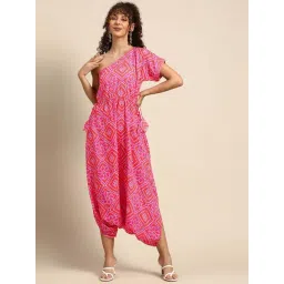 mabish by sonal jain Mabish Pink Printed Jumpsuit-picture-25