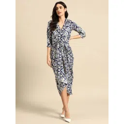 Mabish By Sonal Jain Multicolored Printed Shirt Dress-image-17