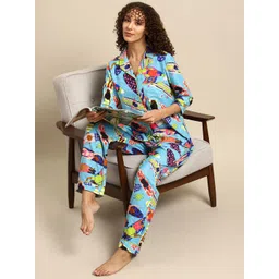 MABISH by Sonal Jain Women Printed Night suit-picture-15