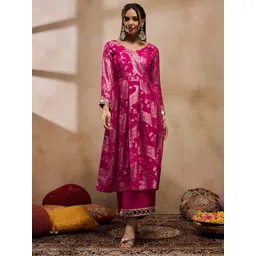 MABISH by Sonal Jain Woven Design Zari Anarkali Kurta & Palazzos-image-38