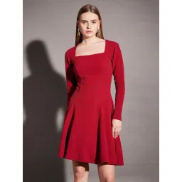 Mabish By Sonal Jain Red A-Line Dress-picture-25