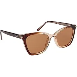 mac v Sunglasses | Cat eye Shape | 100% UV Protected | Polarised | Women | Brown Shade | Medium Size | Full Rim-picture-33