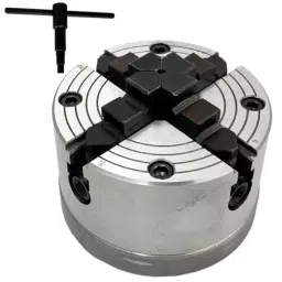 MachEl 5 inch (125 mm) 4-Jaw Independent Lathe Chuck with Cast Iron Backplate For Boxford Lathe-picture-35