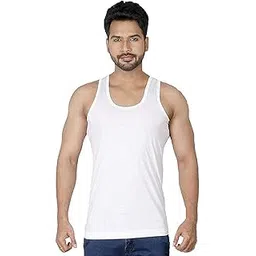 macho Mens Cotton Vest, Pack of 1 (90cm) White, Regular Fit-picture-40