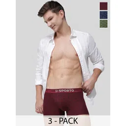 MACHO Sporto Pack Of 3 Printed Trunks ASI090BTRNK-ASST-XL-3PC-picture-14
