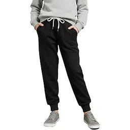 Mack Jonney Girls’ Fleece Trackpants | Warm Winter Joggers with Drawstring Waist & Ribbed Cuffs | Soft & Comfortable Lower for Kids-M5636-picture-19