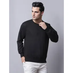 Mack Jonney Black Fleece Regular Fit Solid Sweatshirt-picture-36