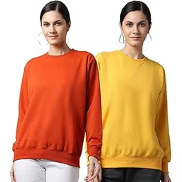 mack jonney Fleece Round Neck Sweatshirt for Women (Pack of 2)-SW_RRN_RST_Sky_002-P-picture-28