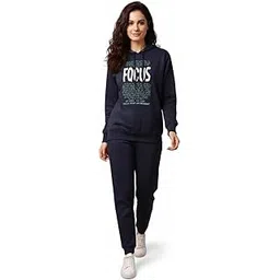 mack jonney Graphic Print Track Suit for Women | Warm Fleece Tracksuit Set | Full Sleeve Hoodie-M5072-picture-18