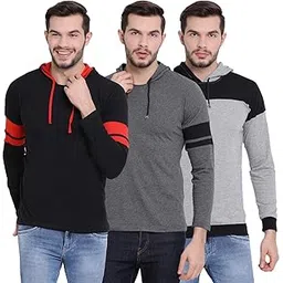 mack jonney Men Full Sleeve Regular Fit T-Shirt(Pack of 3)-T_12_Blk_12_Ant_11_Mlg-03-P-picture-11