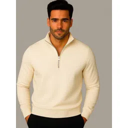 MACK JONNEY Men Mock Collar Pullover Sweatshirt-picture-30