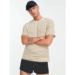 MACK JONNEY Men Striped Monochrome Pockets T-shirt-picture-14