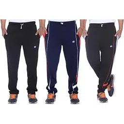 Mack Jonney Men's Cotton Slim Fit Track Pants (Pack of 3)-D1Bd7Nd7B-P image 1