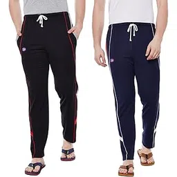 Mack Jonney Men's Regular Fit Cotton Track Pants Multi-image-38