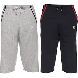 mack jonney Multicolor Cotton Blended Capri for Men (Pack of 2)-C5M_C5N_02-M-picture-22