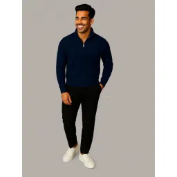 Mack Jonney Navy Fleece Regular Fit Sweatshirt-picture-41