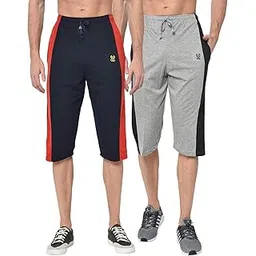 mack jonney Regular Fit Multicolor Men Capris(Pack of 2-MACK634589)-picture-41