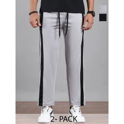 MACK JONNEY Set Of 2 Mid-Rise Track Pants With Side Striped Detail-picture-41