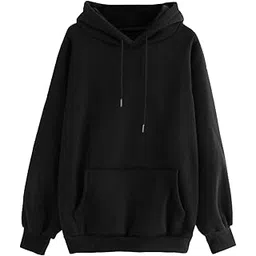 mack jonney Solid Hooded Cotton Fleece Sweatshirt for WOMEN-VMACK639218-picture-22