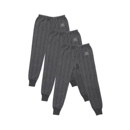 mack jonney VIMAL JONNEY Infant Kids Pack Of 3 Grey Striped Cotton Thermal Bottoms-picture-14