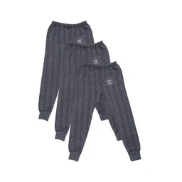 mack jonney VIMAL JONNEY Infant Kids Pack Of 3 Navy Blue Striped Cotton Thermal Bottoms-picture-20