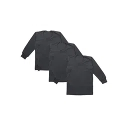 mack jonney VIMAL JONNEY Infant Kids Pack Of 3 Solid Cotton Thermal Tops-picture-13