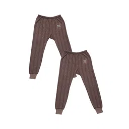 mack jonney VIMAL JONNEY Kids Pack Of 2 Striped Cotton Thermal Bottoms-picture-12