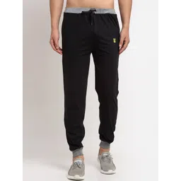 mack jonney VIMAL JONNEY Men Black Solid Joggers-picture-15