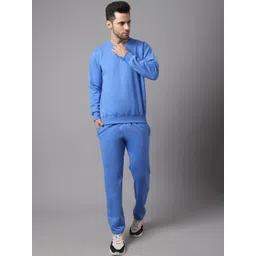 mack jonney VIMAL JONNEY Men Blue Solid Track Suit-picture-15