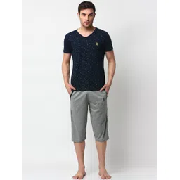 mack jonney Vimal Jonney Men Grey Cotton Blend Track Suit-picture-11