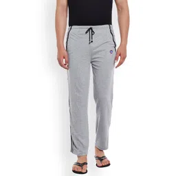 mack jonney VIMAL JONNEY Men Grey Melange Solid Lounge Pant-picture-39