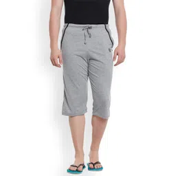 mack jonney VIMAL JONNEY Men Grey Melange Solid Lounge Shorts C5-MELANGE001-picture-23
