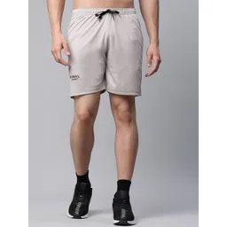 mack jonney VIMAL JONNEY Men Grey Melange Training or Gym Sports Shorts-picture-25