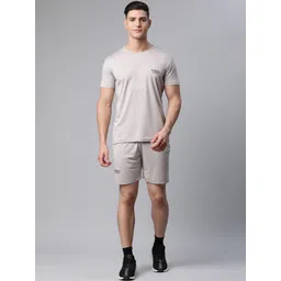 mack jonney VIMAL JONNEY Men Grey Solid Track Suit-picture-40