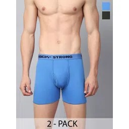 mack jonney VIMAL JONNEY Men Pack Of 2 Cotton Assorted Breathability Trunks MACK__STRONG__A__02-picture-16
