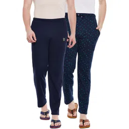 mack jonney VIMAL JONNEY Men Pack Of 2 Lounge Pants D10N_D1PRT1N_002-picture-28