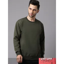mack jonney VIMAL JONNEY Men Pack Of 2 Olive Green & Red Sweatshirt-picture-32