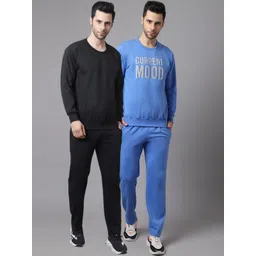 mack jonney VIMAL JONNEY Men Pack Of 2 Printed Pure Cotton Tracksuits-picture-38