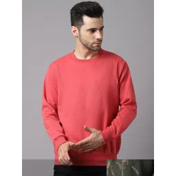 mack jonney VIMAL JONNEY Men Pack Of 2 Red & Grey Sweatshirt-picture-25