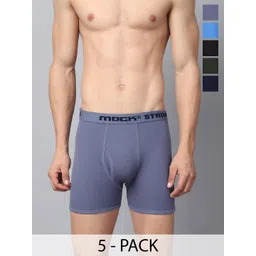 mack jonney VIMAL JONNEY Men Pack Of 5 Cotton Assorted Breathability Trunks MACK__STRONG__B__05-picture-31