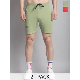 mack jonney VIMAL JONNEY Pack of 2 Men Training or Gym Sports Shorts-picture-13