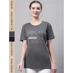 mack jonney VIMAL JONNEY Pack Of 2 Printed Cotton T-shirt-picture-28