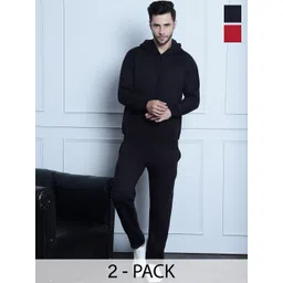 mack jonney VIMAL JONNEY Pack Of 2 Printed Hooded Tracksuits-picture-22