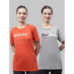 mack jonney VIMAL JONNEY Pack Of 2 Typography Printed Cotton T-shirt-picture-35