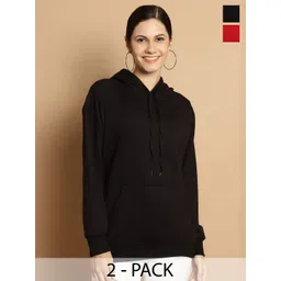 mack jonney VIMAL JONNEY Pack Of 2 Typography Printed Pullover Sweatshirts-picture-11